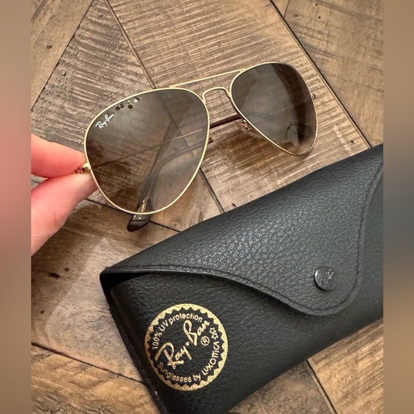 New Never Worn Unisex Ray-ban Aviator Large Metal RB3025 - Picture 4 of 14